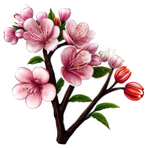 Sweet Blossoms Artwork PNG Shc75 PNG