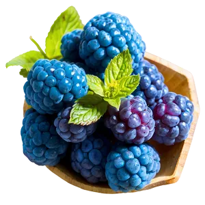 Sweet Blue Raspberry Bliss Png 06212024 PNG image