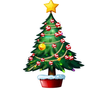 Sweet Christmas Tree Picture Png Bgw PNG image