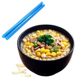 Sweet Corn Ramen Bowl PNG 06212024 PNG