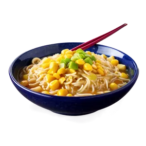 Sweet Corn Ramen Bowl PNG 70 PNG