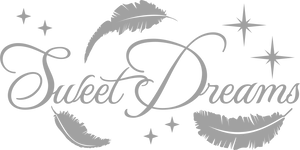 Sweet Dreams Feather Design PNG image