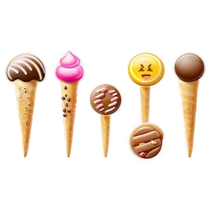 Sweet Food Emojis Png Dhe48 PNG image