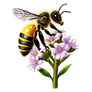 Sweet Honeybee Image Png 06252024 PNG image