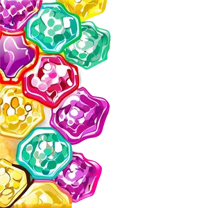 Sweet Honeycomb Background PNG Cdg7