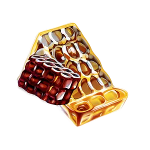 Sweet Honeycomb Background PNG Xuv79