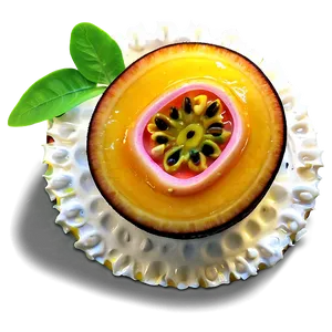 Sweet Passion Fruit Dessert Png Lwy PNG image