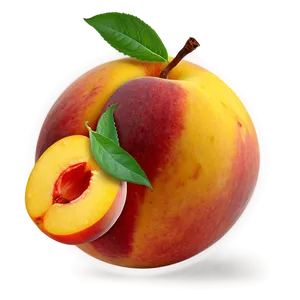 Sweet Peach Dessert PNG 69