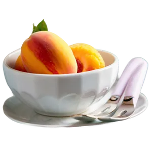 Sweet Peach Dessert PNG Lae6