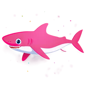 Sweet Pink Baby Shark For Kids Png 85 PNG image