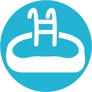 Swimming Pool Ladder Icon PNG image