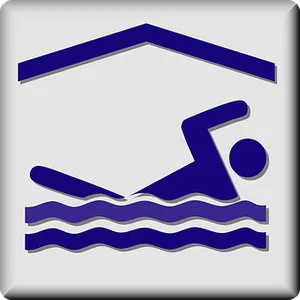 Swimming Pool Sign Icon PNG image