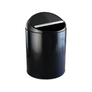 Swing Lid Bin Glossy Black Png 06242024 PNG image