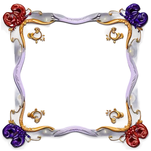 Swirl Frame PNG Kpd80