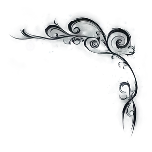 Swirl Frame PNG Qmb20