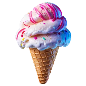 Swirl Ice Cream Cone Png 91 PNG image