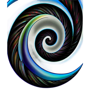 Swirl Tattoo Design PNG Eni58