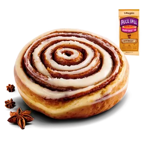 Swirled Cinnamon Roll Perfection Png 06122024 PNG image