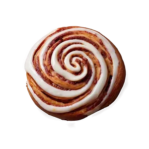 Swirled Cinnamon Roll Perfection Png Gqh PNG image