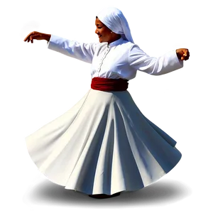 Swirling Dervish Dance PNG Mpl PNG