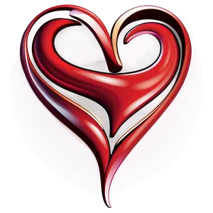 Swirling Heart Clipart Pattern PNG Bqw70