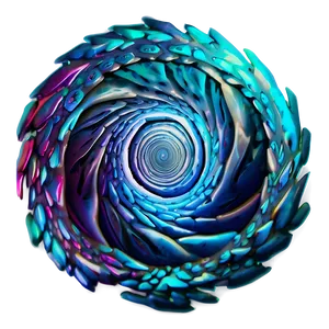 Swirling Vortex Portal PNG Kch