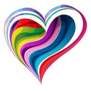 Swirly Heart Clipart PNG Uep