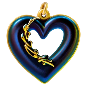 Swirly Heart Decoration PNG Usr77 PNG