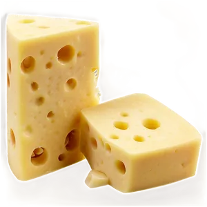 Swiss Cheese Chunks PNG 06132024