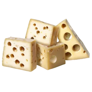 Swiss Cheese Chunks PNG Ykm22 PNG