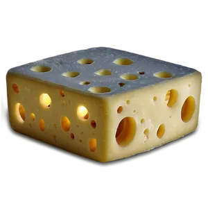 Swiss Cheese Cube Png Xmh PNG image