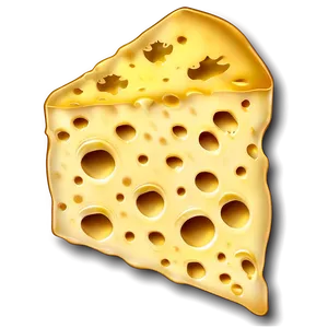 Swiss Cheese Slice Png 82 PNG image