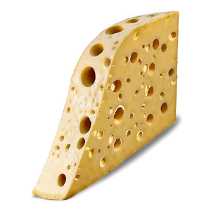 Swiss Cheese Wedge Png 06132024 PNG image