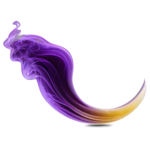 Swooshing Purple Smoke PNG Cgn
