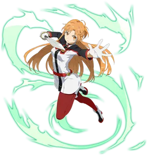 Sword Art Online Anime Character Magic Circle PNG image