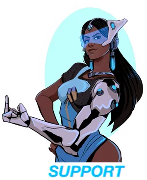 Symmetra Support Overwatch Artwork PNG