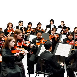 Symphony Orchestra Crowd PNG 06242024