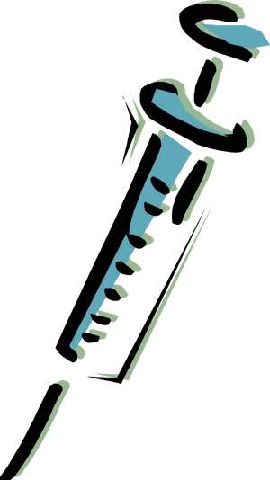 Syringe Graphic Illustration