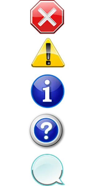 System Alert Icons Set