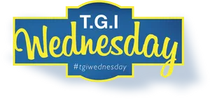 T G I Wednesday Graphic PNG image