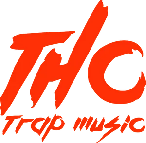 T H C Trap Music Logo PNG image