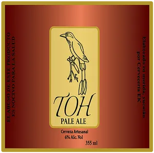 T O H Pale Ale Beer Label PNG