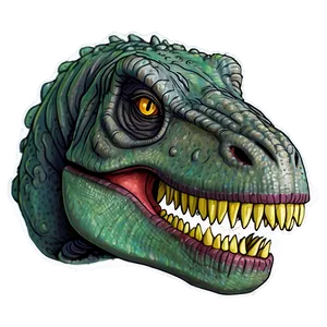 T Rex Head For Science Projects PNG 18