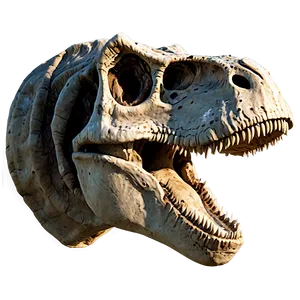 T Rex Head Fossil Look PNG Rpi