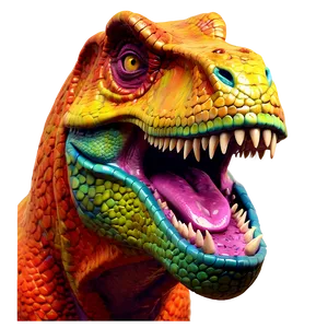 T Rex Head In Pop Art Style PNG 26 PNG