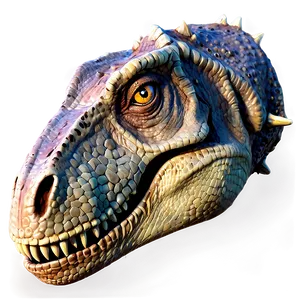 T Rex Head With Detailed Scales PNG 06292024