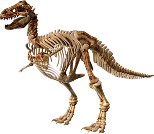 T Rex Skeleton Exhibit PNG image