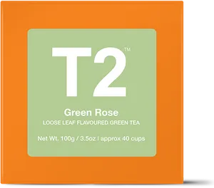 T2 Green Rose Loose Leaf Tea PNG image