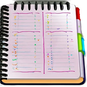 Tabbed Notebook PNG Rft42 PNG