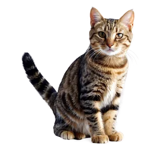 Tabby Cat Clipart Png 06122024 PNG image